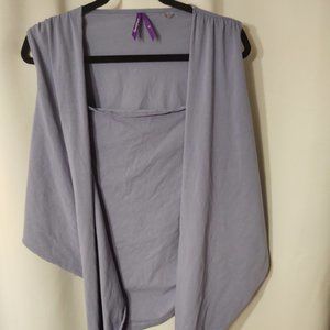 COPY - Seraphine Women's Babywearing Maternity & Nursing No Sleeve Top Slate Bl…